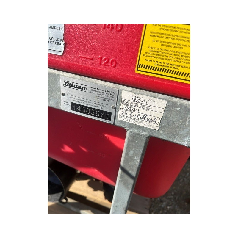 Silvan Suntuff 200ltr Linkage Spay Unit 