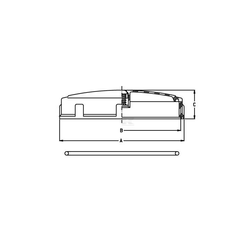 Geoline Tank Lid 240mm 8178006 - Seville Tractors