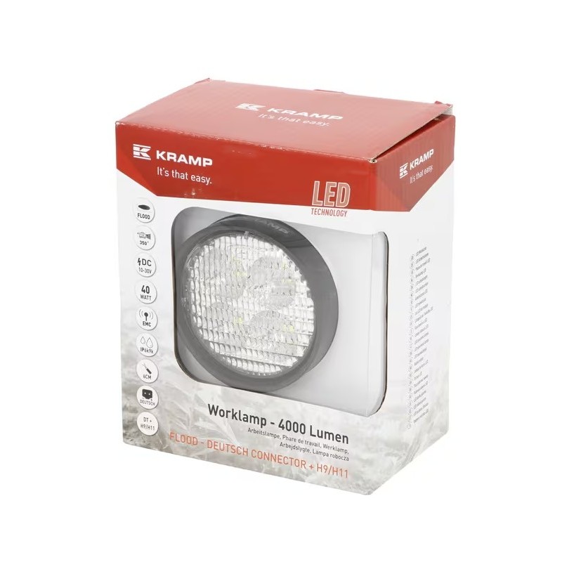 Work Light Led Round 4000lm 40W LA10551