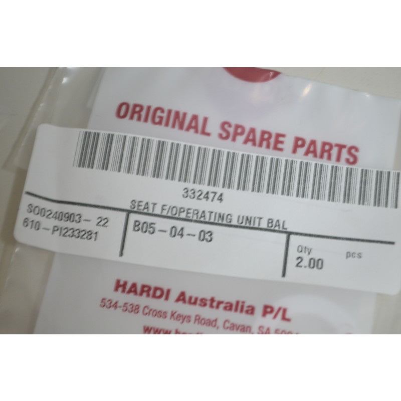 Hardi Pressure Regulator Seat
