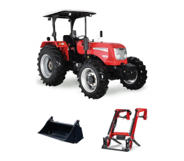McCormick S-MAX 90 ROPS Loader and 4 in 1