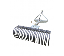 Daken 8' Stick Rake w/ Depth Wheels